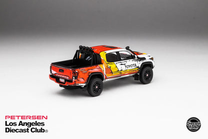 GCD 1/64 Los Angeles Diecast Club Exclusive Toyota Tacoma TRD PRO White & Red