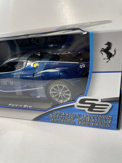 Maisto 1/18 Ferrari FXX-K Evo Blue & White