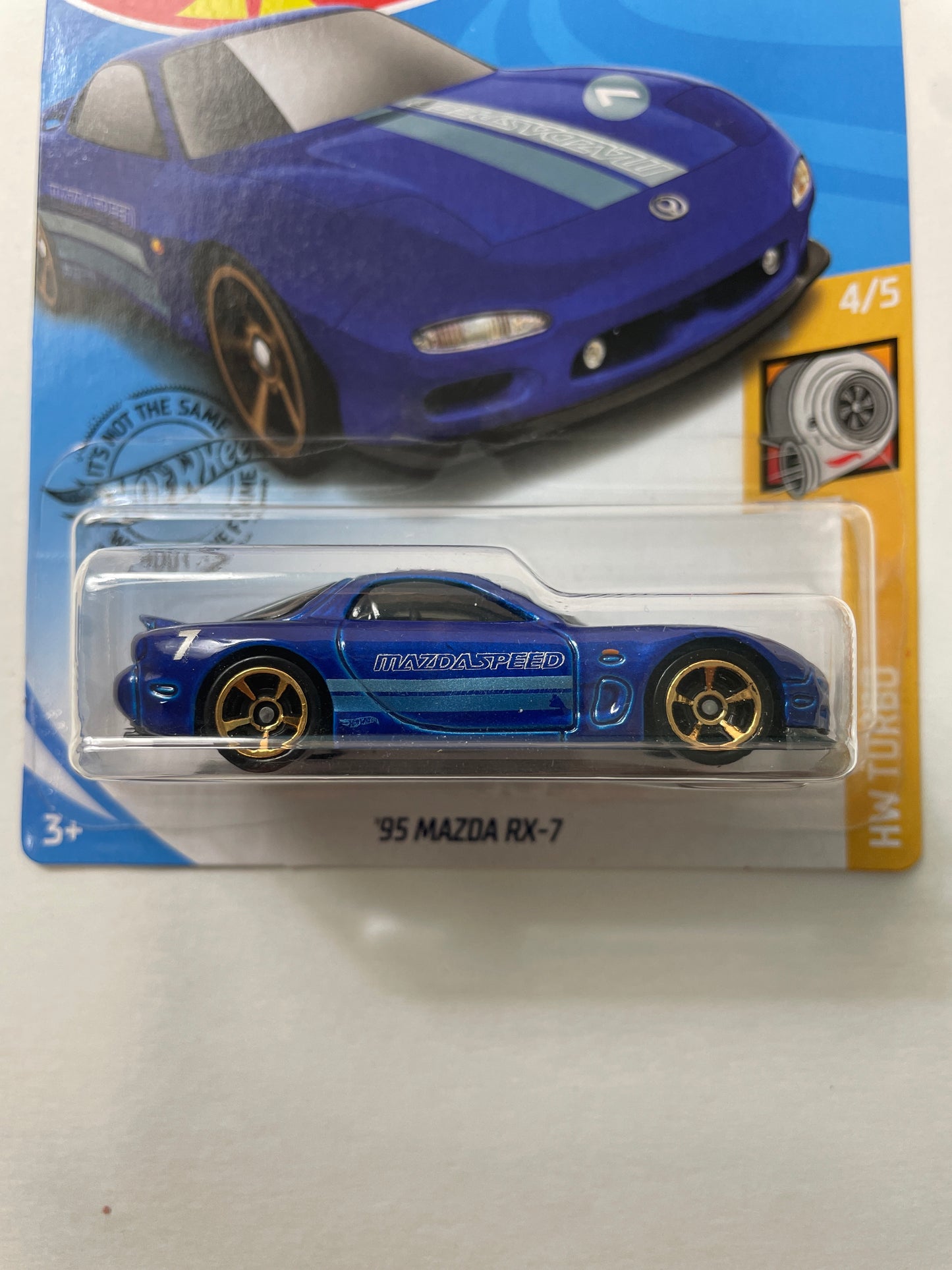 Hot Wheels 1/64 ‘95 Mazda RX-7 Blue