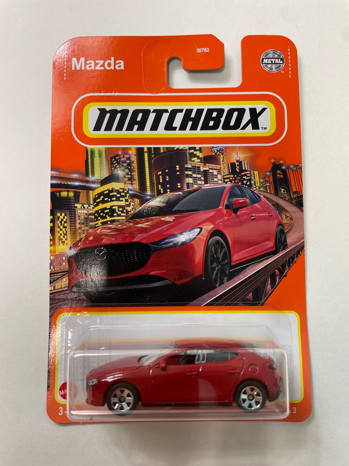 Matchbox 1/64 2019 Mazda 3 Red