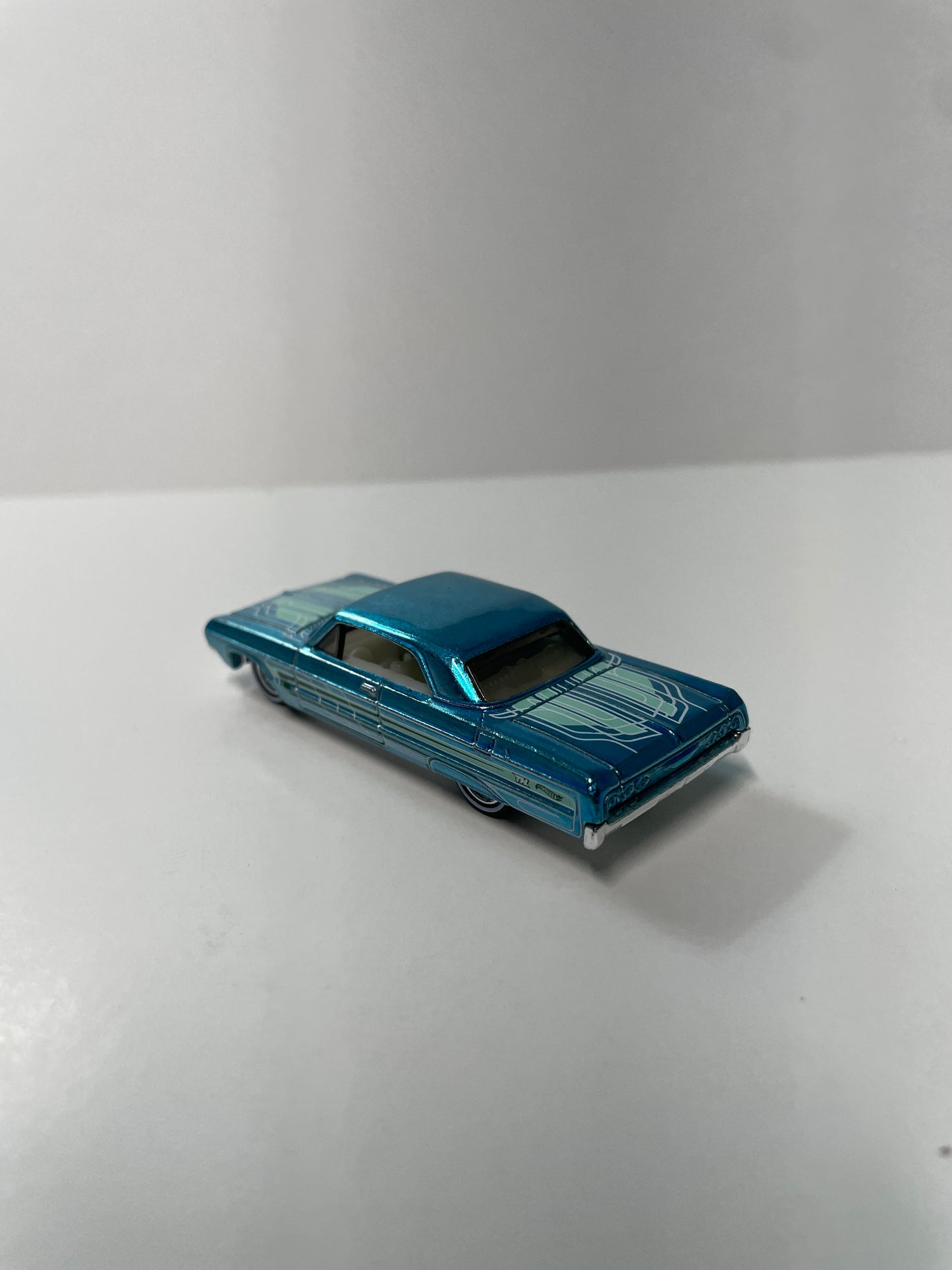 *Loose* Hot Wheels 1/64 Super Treasure Hunt '64 Chevy Impala Blue