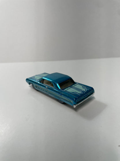 *Loose* Hot Wheels 1/64 Super Treasure Hunt '64 Chevy Impala Blue