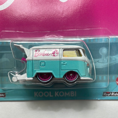 Hot Wheels 1/64 Pop Culture Barbie Kool Kombi White & Blue