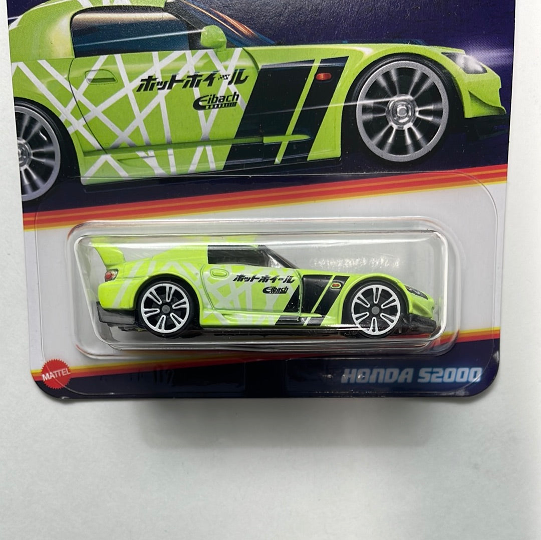 Hot Wheels 1/64 Neon Speeders Honda S2000 Green & White