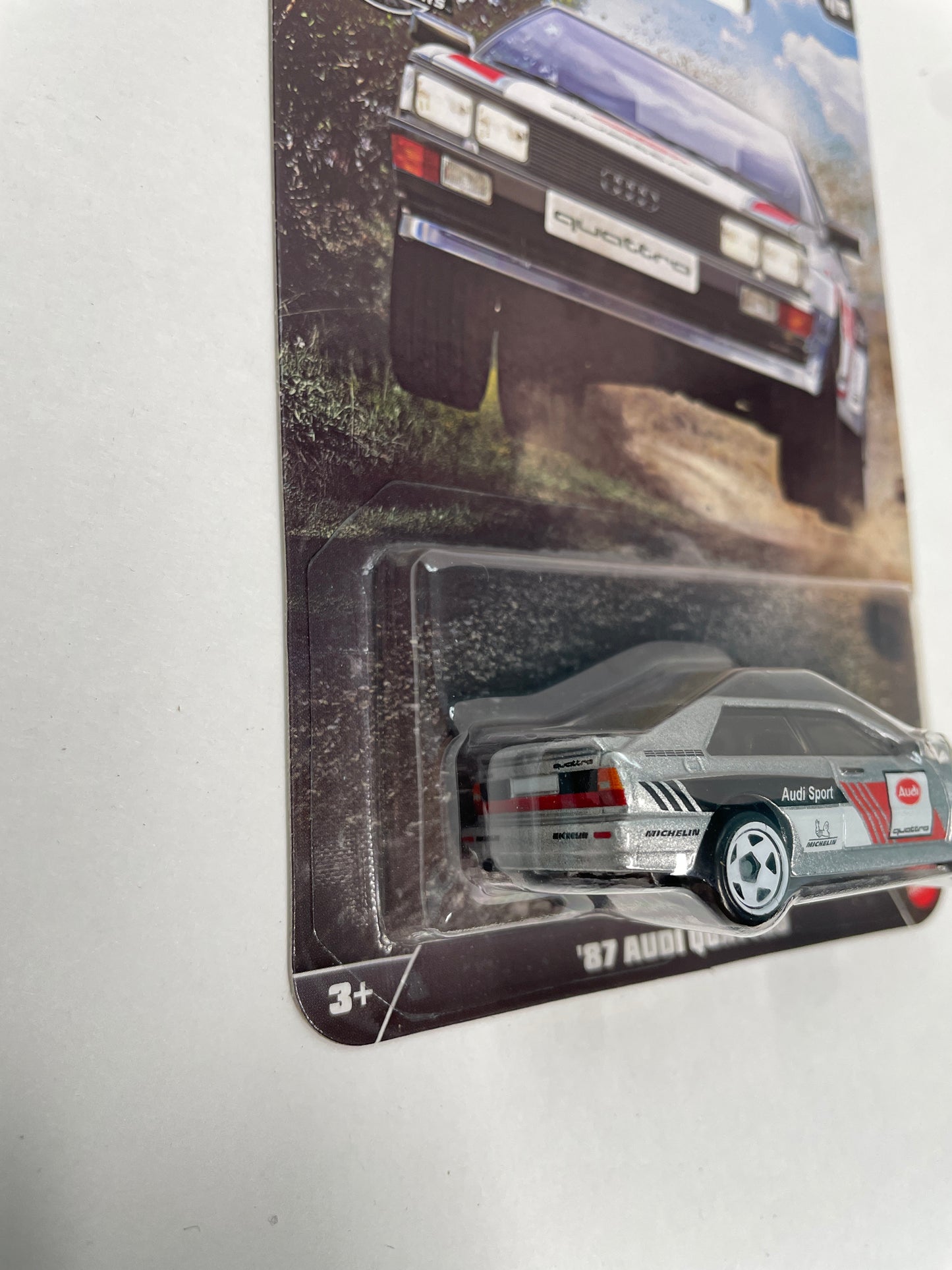 Hot Wheels 1/64 Silver Series Rally Racers '87 Audi Quattro Silver - JKX61