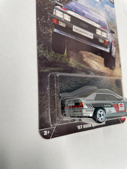 Hot Wheels 1/64 Silver Series Rally Racers '87 Audi Quattro Silver - JKX61