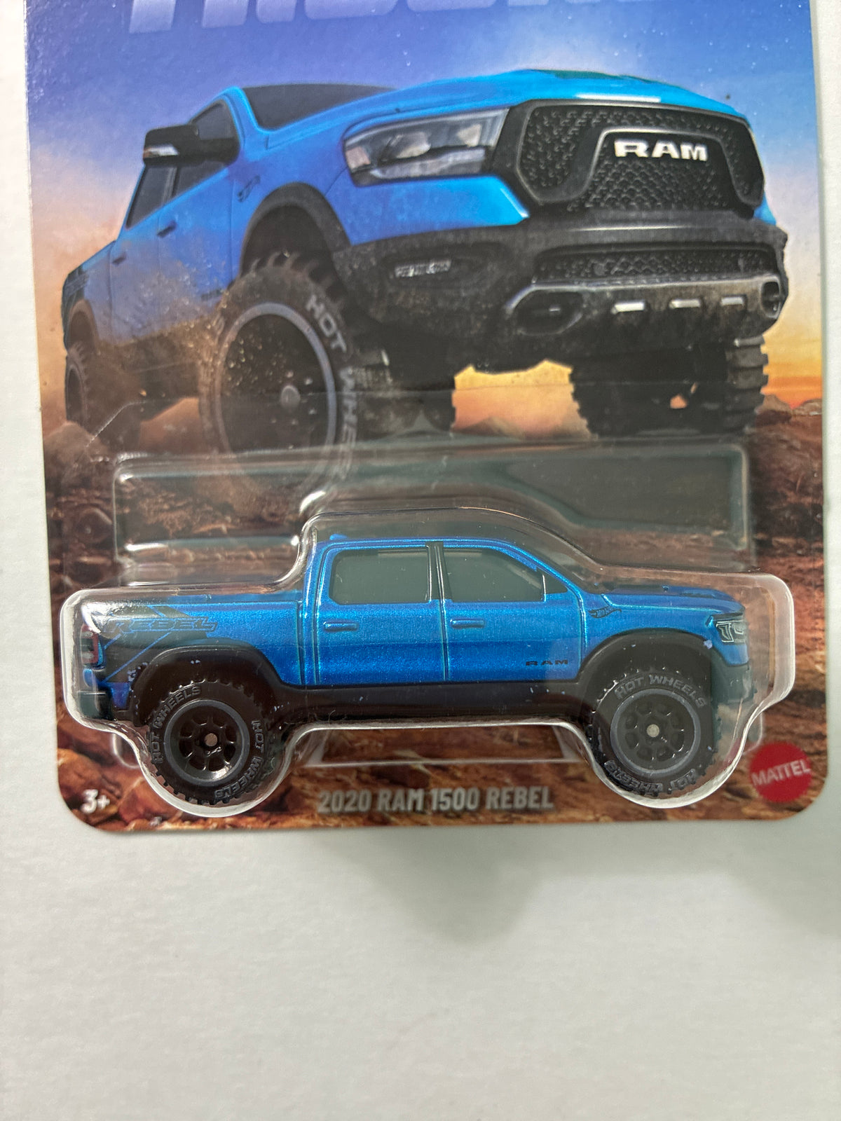 Hot Wheels 1/64 Silver Series Performance Trucks 2020 Ram 1500 Rebel Blue - JKX72