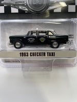 Greenlight 1/64 Hobby Exclusive 1963 Checker Taxi Black