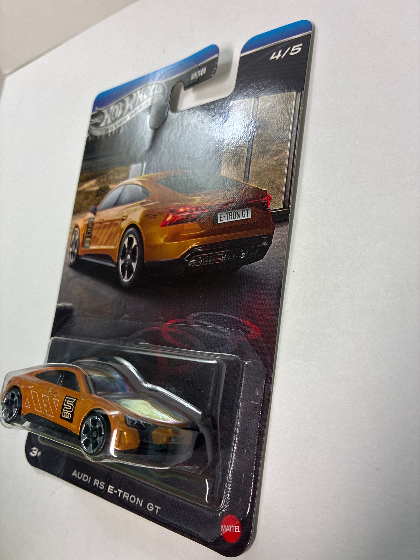 Hot Wheels 1/64 Silver Series Audi RS E-Tron GT Orange - JKY18