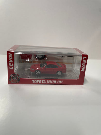 BM Creation 1/64 Toyota Levin 101 Hong Kong Toy Car Salon 2025 Red