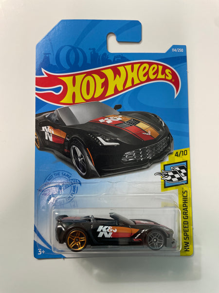 Hot Wheels 1/64 Corvette C7 Z06 Convertible Black