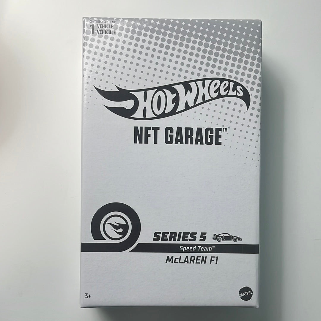 Hot Wheels NFT Garage Series 5 McLaren F1 Green (Limited to 3000 Units)