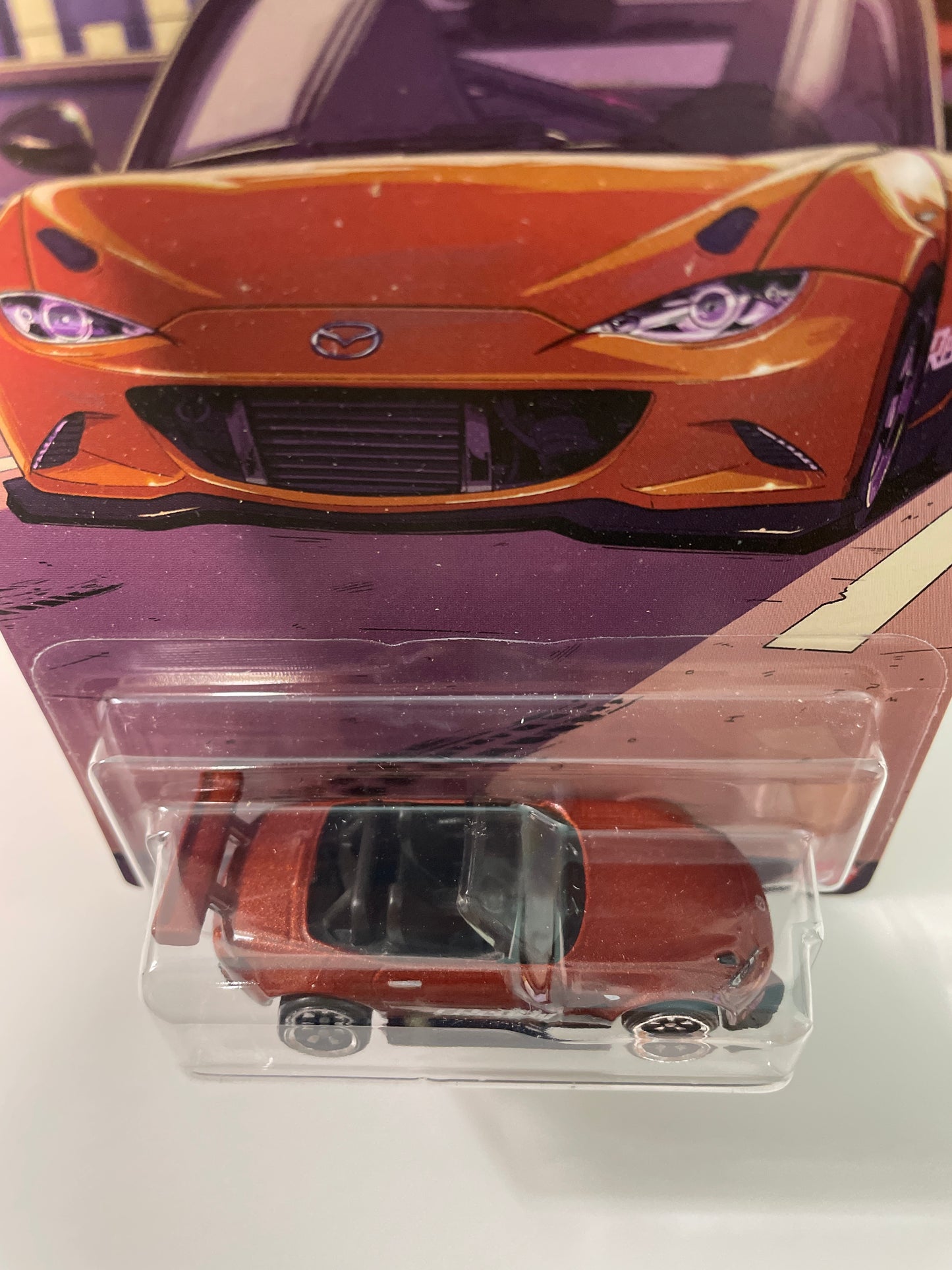 Hot Wheels 1/64 Silver Series Compact Kings '15 Mazda MX-5 Miata Orange - JKX56