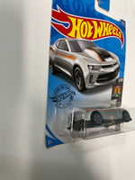 Hot Wheels 1/64 ‘18 Copo Camaro SS Silver - Damaged Card