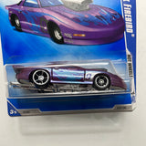 Hot Wheels 1/64 Pro Stock Firebird Purple - Damaged Card