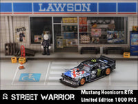 Street Warrior 1/64 Ford Hoonicorn RTR US Flag Livery Black & Grey