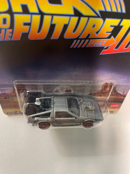 Hot Wheels 1/64 Pop Culture Back To The Future III Back To The Future Time Machine 1955 Grey