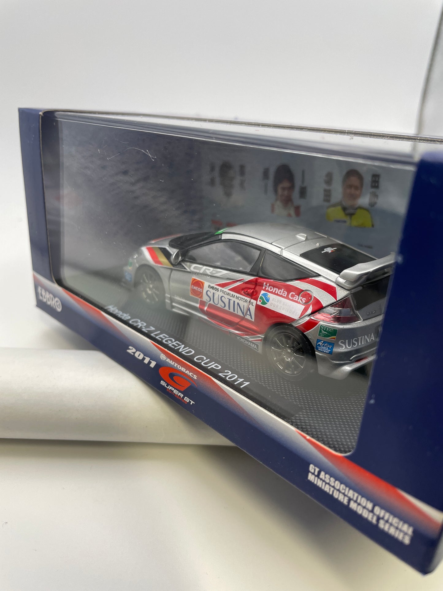 Ebbro 1/43 Honda CR-Z Legend Cup 2011 Silver