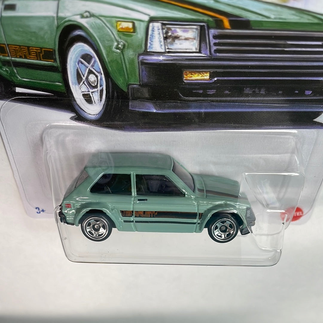 Hot Wheels 1/64 J-Imports ‘81 Toyota Starlet KP61 Green