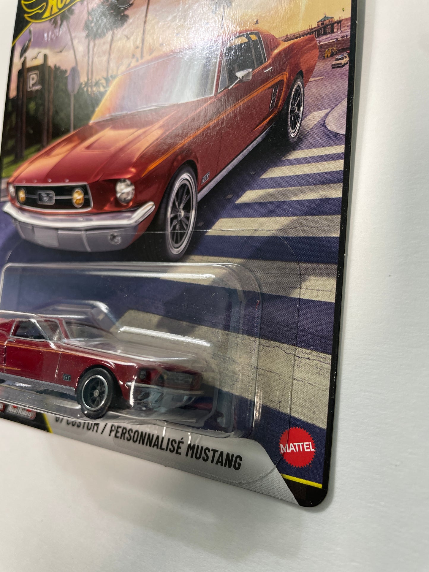 Hot Wheels 1/64 2026 Boulevard Mix G '67 Custom/ Personnalise Ford Mustang Red - JHW40