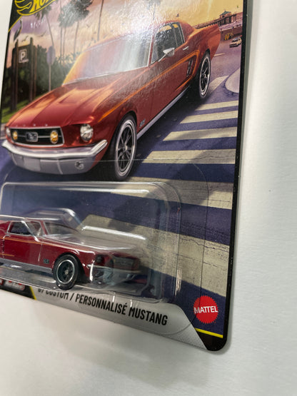 Hot Wheels 1/64 2026 Boulevard Mix G '67 Custom/ Personnalise Ford Mustang Red - JHW40