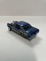 *Loose* Hot Wheels 1/64 Car Culture ‘66 Chevy Super Nova Blue