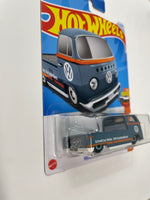Hot Wheels 1/64 Volkswagen T2 Pickup Blue - Damaged Card