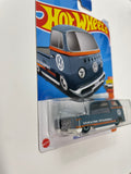 Hot Wheels 1/64 Volkswagen T2 Pickup Blue - Damaged Card