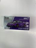 Pop Race 1/64 Mazda RX7 RE Amemiya Wide Body Purple - Damaged Box