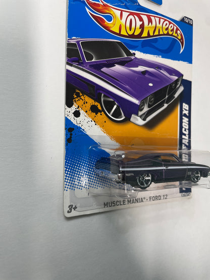 Hot Wheels 1/64 ‘73 Ford Falcon XB Purple - Damaged Box