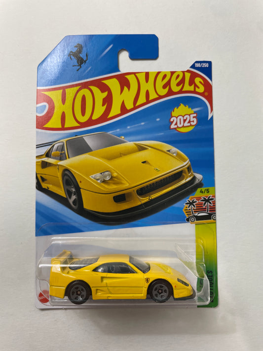 Hot Wheels 1/64 Ferrari F40 Competizione Yellow