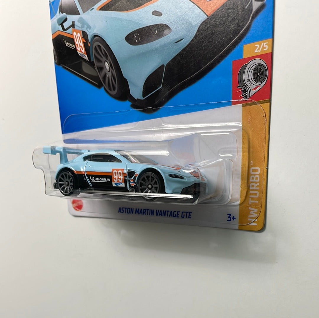 Hot Wheels 1/64 Aston Martin Vantage GTE Gulf Blue