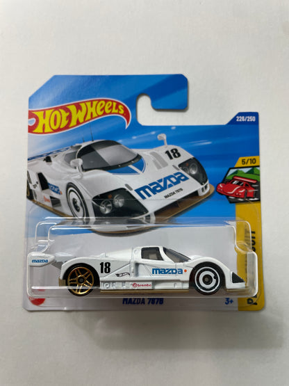 Hot Wheels 1/64 Mazda 787B Short Card White