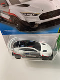 Hot Wheels 1/64 Ford Mustang Mach-E 1400 White - Damaged Card