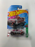 Hot Wheels 1/64 Zamac ‘55 Chevy Bel Air Gasser Red & Chrome - Damaged Card