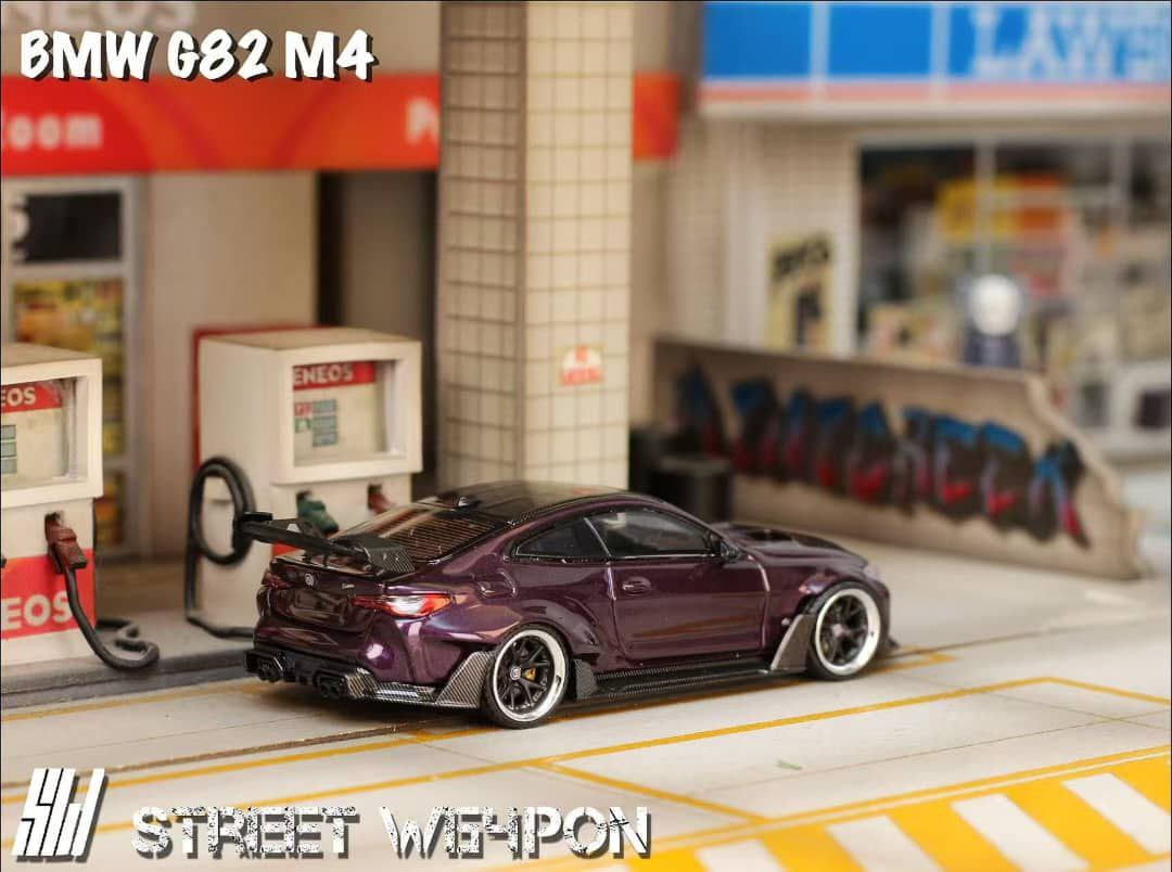 Street Weapon 1/64 BMW M4 Purple