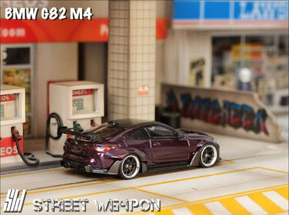 Street Weapon 1/64 BMW M4 Purple
