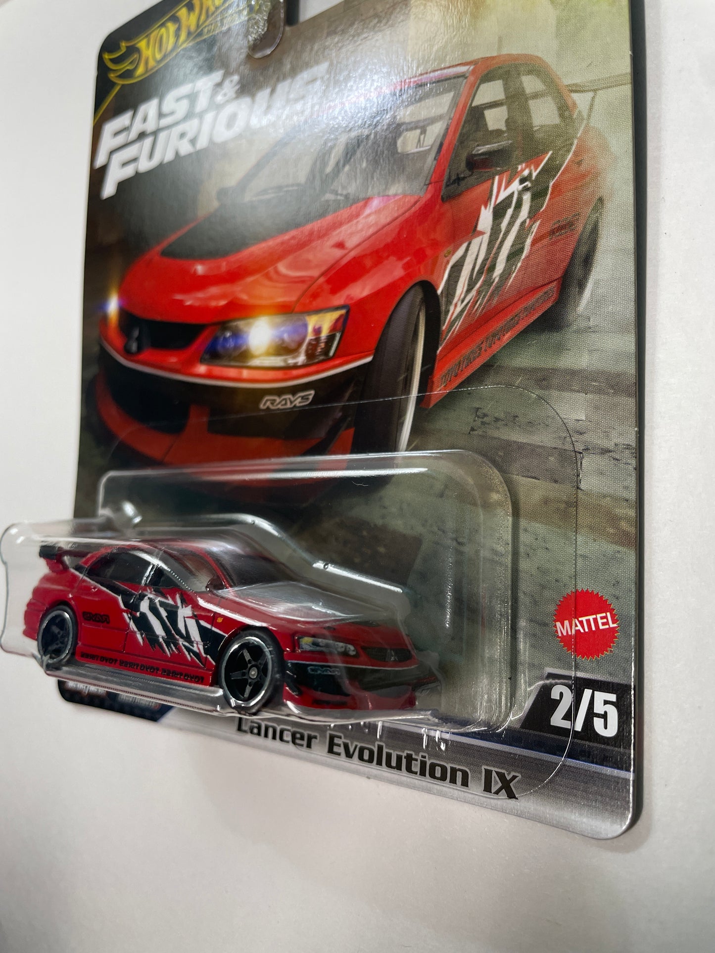 Hot Wheels 1/64 Fast & Furious Mix M Mitsubishi Lancer Evolution IX Red