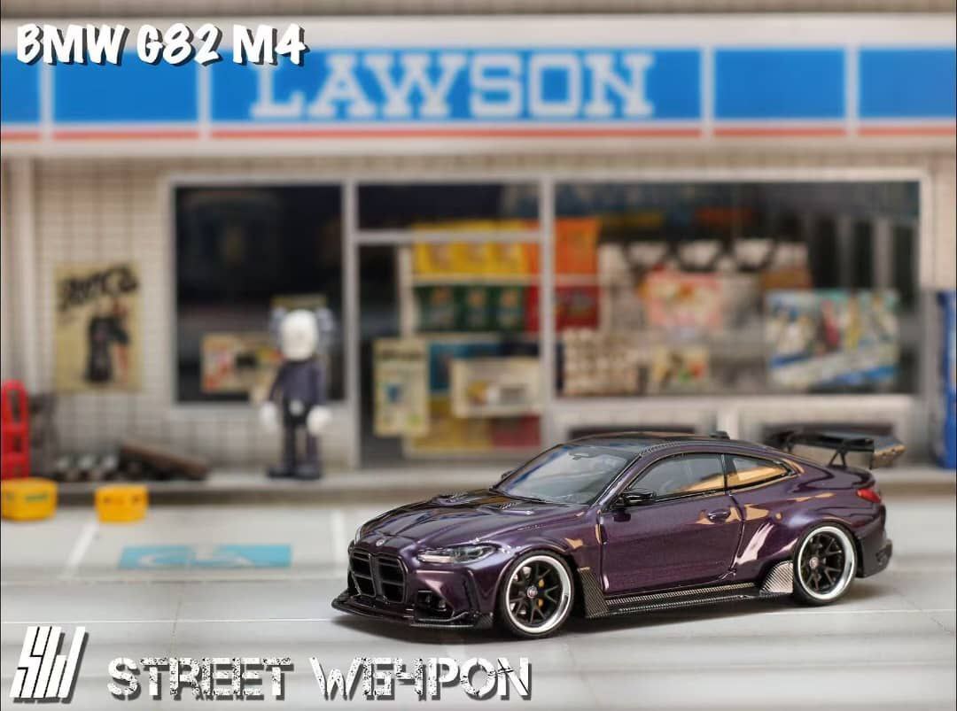 Street Weapon 1/64 BMW M4 Purple