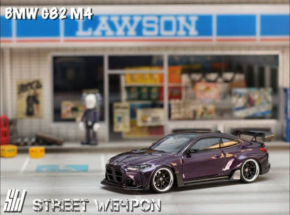 Street Weapon 1/64 BMW M4 Purple