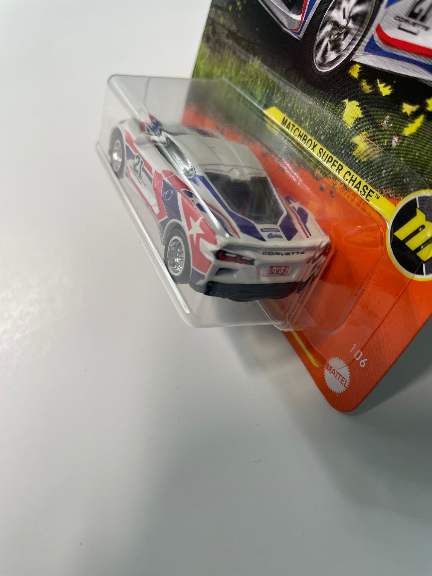 Matchbox 1/64 Super Chase 2020 Corvette C8 White & Blue