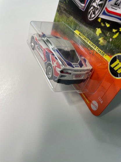 Matchbox 1/64 Super Chase 2020 Corvette C8 White & Blue