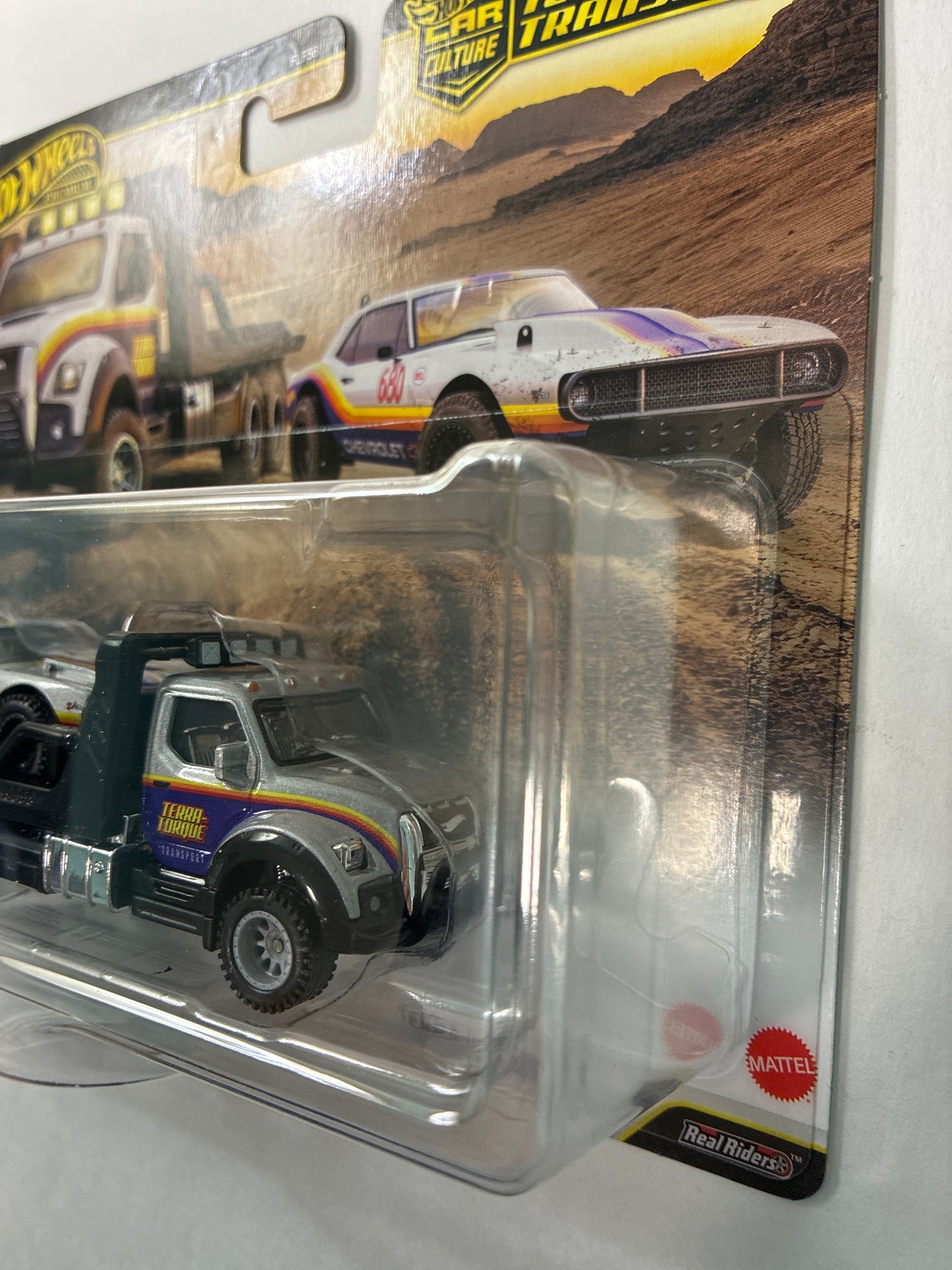 Hot Wheels 1/64 Car Culture Team Transport 2026 Mix L '67 Off Road Tout-Terrain Camaro & Terra-Torque Black - JHX93