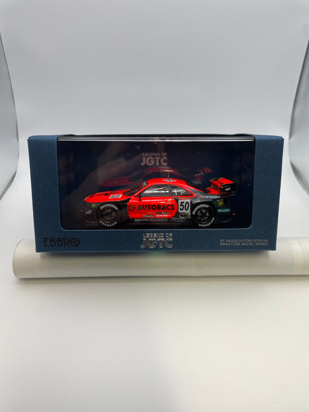 Ebbro 1/43 Nissan Arta Skyline (R33) JGTC 1998 HDF Orange & Black