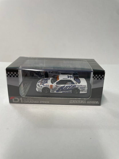 Mortal Model 1/64 Blitz Ken Nomura D1 Nissan Skyline  ER34 2004 White