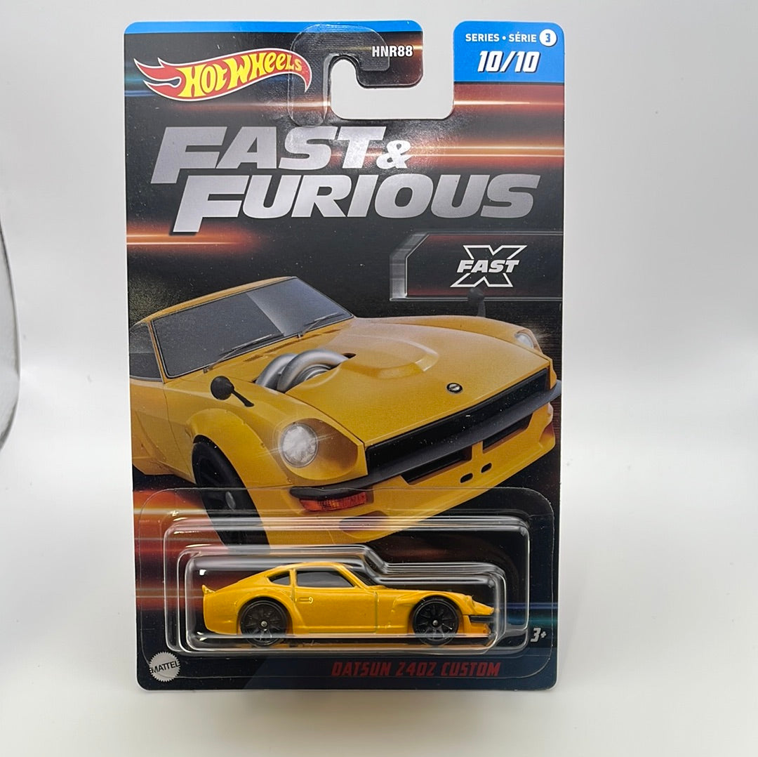 Hot Wheels 1/64 Fast And Furious Series 3 Datsun 240Z Custom Yellow