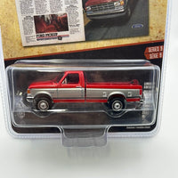 1/64 Greenlight Vintage Ad Cars Series 9 1987 Ford F-150 Pickup Red