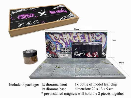American Diorama 1/64 2024 Art La Graffiti Diorama Street - AD-2424