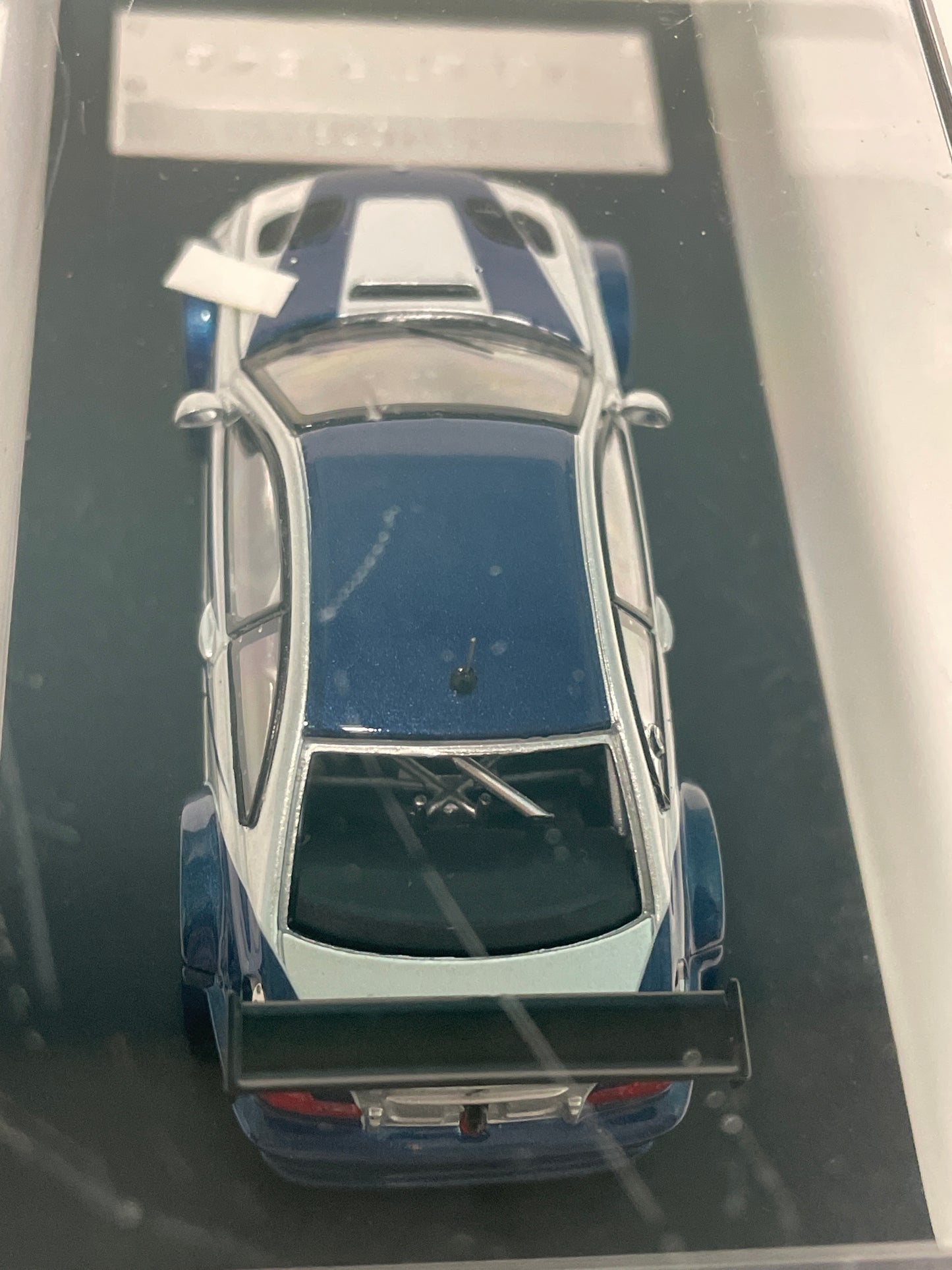 MJ Model 1/64 BMW M3 GTR E46 Silver & Blue Need for Speed - Damaged Car (read description)