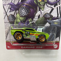 Hot Wheels 1/64 Spider-Man Camaro Z28 Green